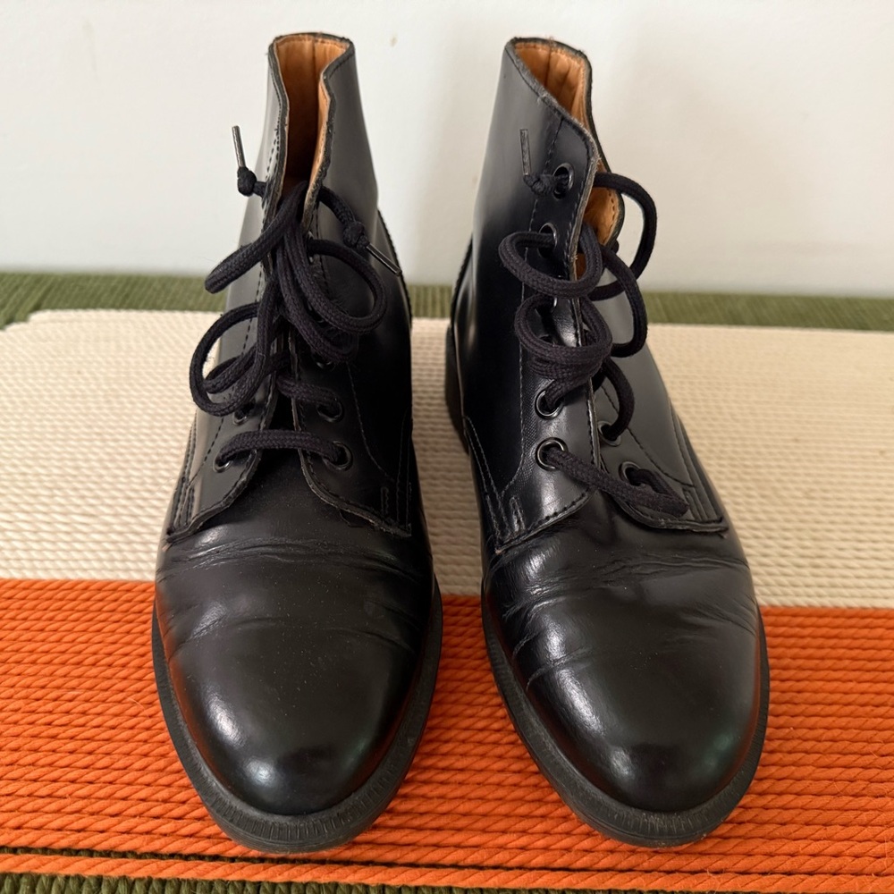 Doc Martin 
Vintage pre-1990s Black Leather women’s Boots